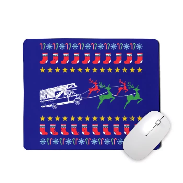 Ugly Christmas Sweater For Camping Trailer Camper Meaningful Gift Mousepad