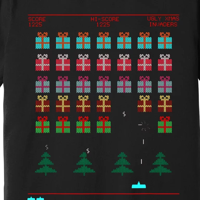 Ugly Christmas Style Retro Video Game Premium T-Shirt