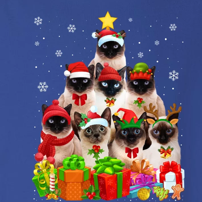 Ugly Christmas Sweater Cat Tree Funny Siamese Cat Xmas Cool Gift Toddler Long Sleeve Shirt