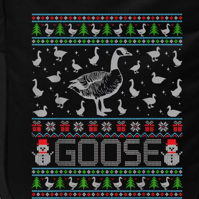 Ugly Christmas Sweaters Merry Goosemas Goose Lover Impact Tech Backpack