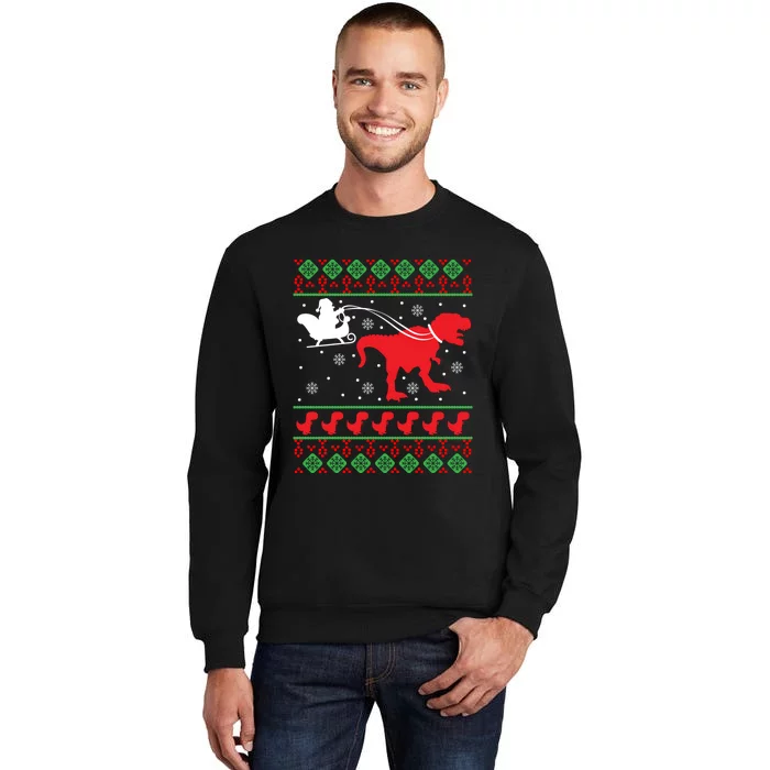 Ugly Christmas Sweater Dinosaur Sweatshirt