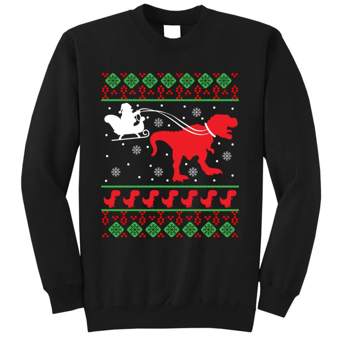 Ugly Christmas Sweater Dinosaur Sweatshirt