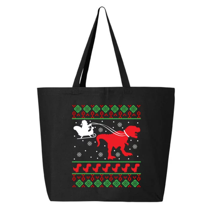 Ugly Christmas Sweater Dinosaur 25L Jumbo Tote