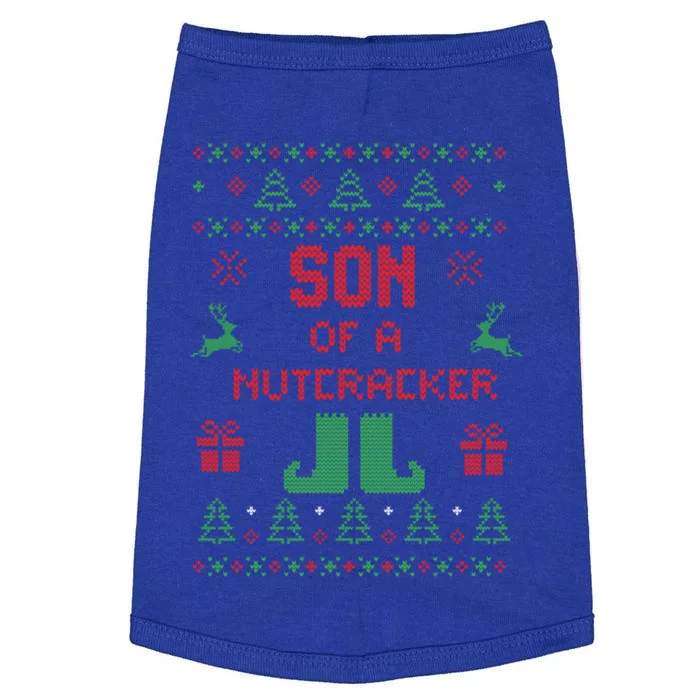 Ugly Christmas Sweater Son Of A Nutcracker Funny Meaningful Gift Doggie Tank