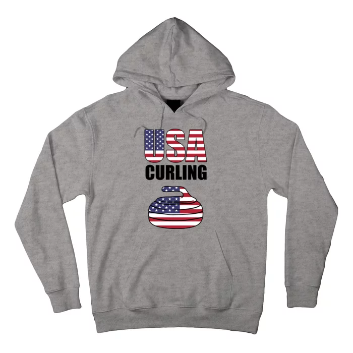 USA Curling Team Flag Sport Hoodie