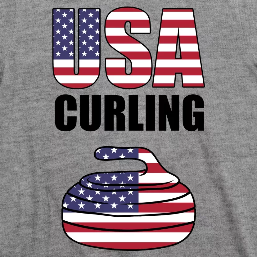 USA Curling Team Flag Sport T-Shirt