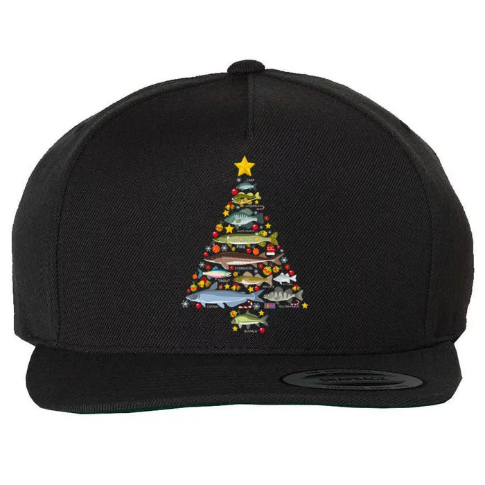 Unique Christmas Tree Decorations Freshwater Fish Species Ornament Wool Snapback Cap