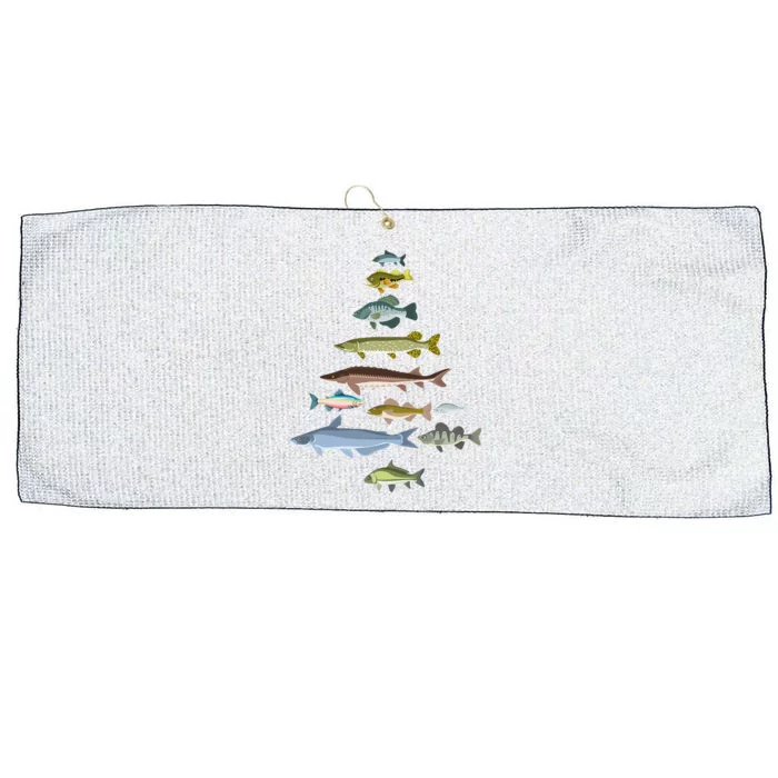 Unique Christmas Tree Decorations Freshwater Fish Species Ornament Large Microfiber Waffle Golf Towel