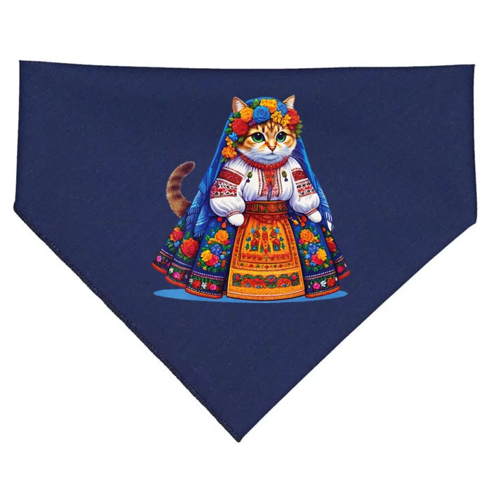 Ukrainian Cat USA-Made Doggie Bandana