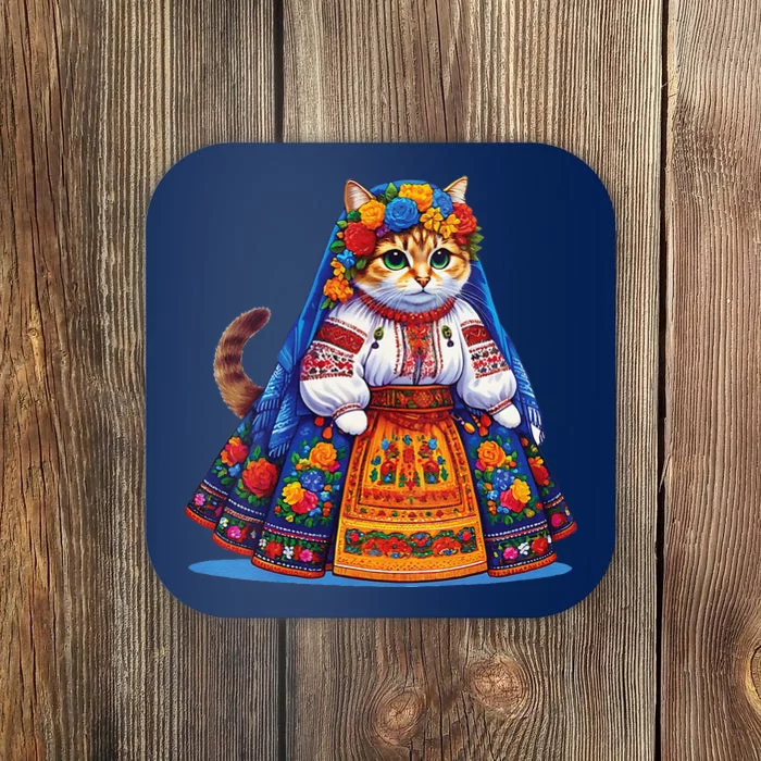 Ukrainian Cat Coaster