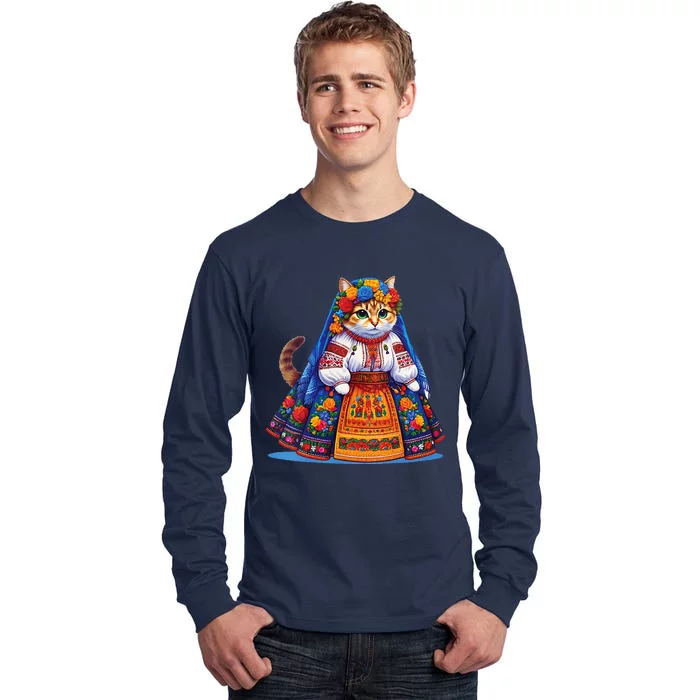 Ukrainian Cat Tall Long Sleeve T-Shirt