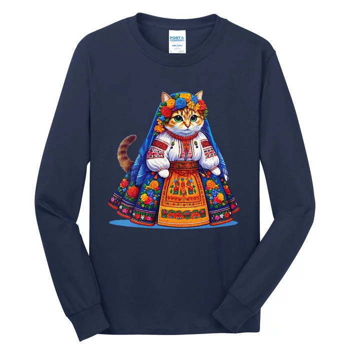 Ukrainian Cat Tall Long Sleeve T-Shirt