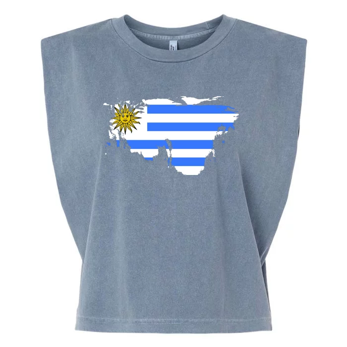 Uruguay Country Garment-Dyed Women's Muscle Tee