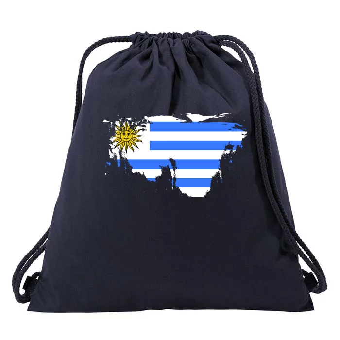 Uruguay Country Drawstring Bag