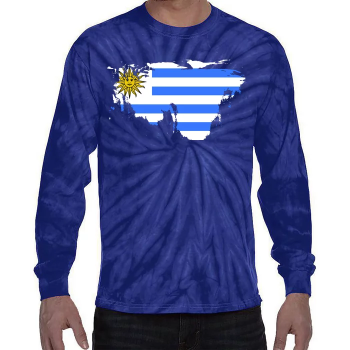 Uruguay Country Tie-Dye Long Sleeve Shirt