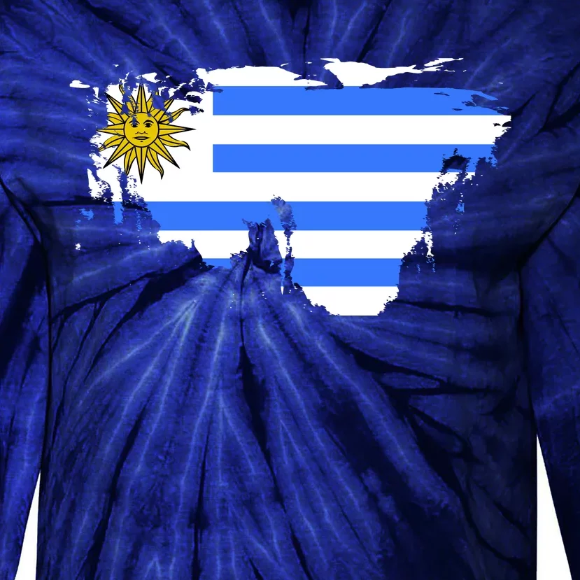 Uruguay Country Tie-Dye Long Sleeve Shirt