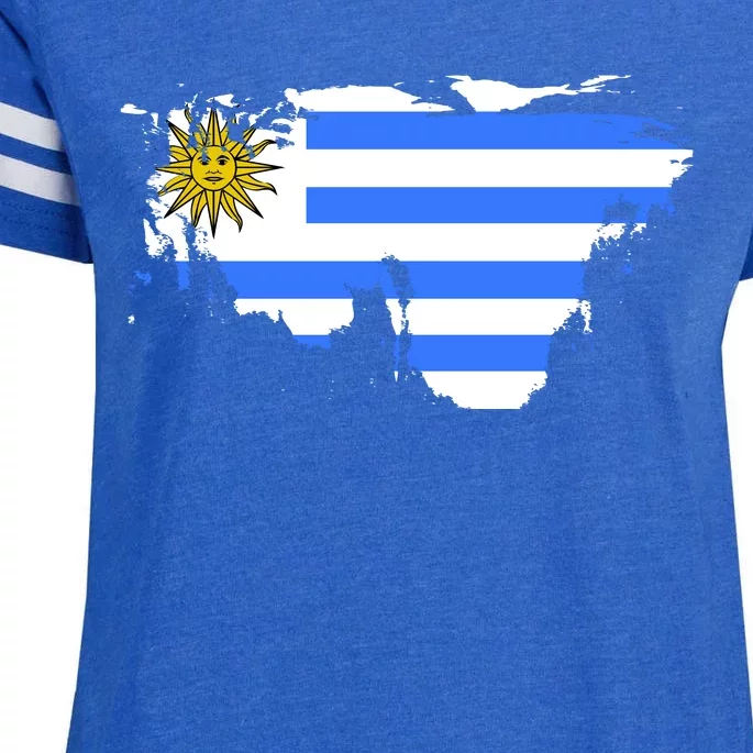 Uruguay Country Enza Ladies Jersey Football T-Shirt