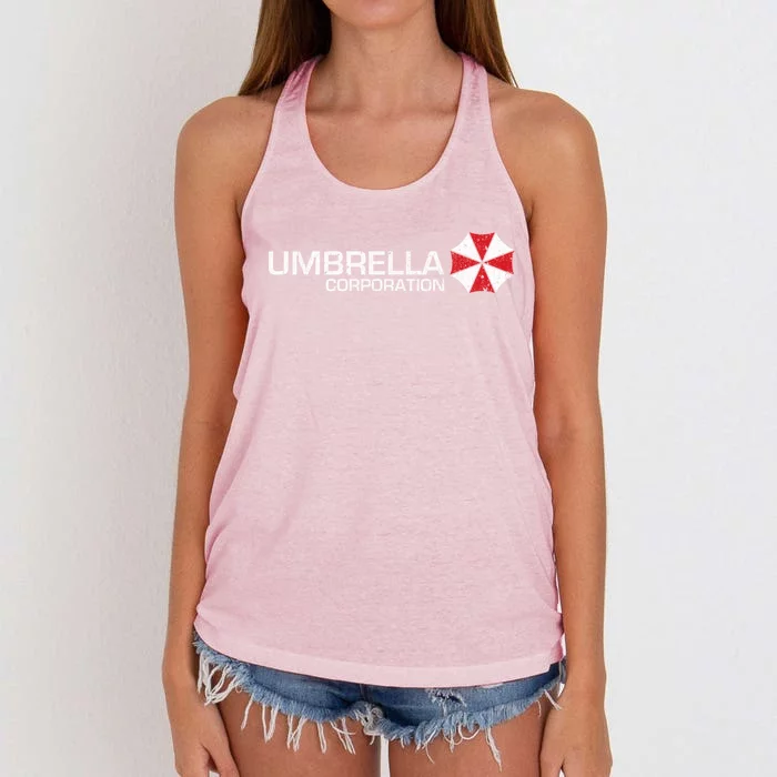 Umbrella Corporation Women's Knotted Racerback Tank