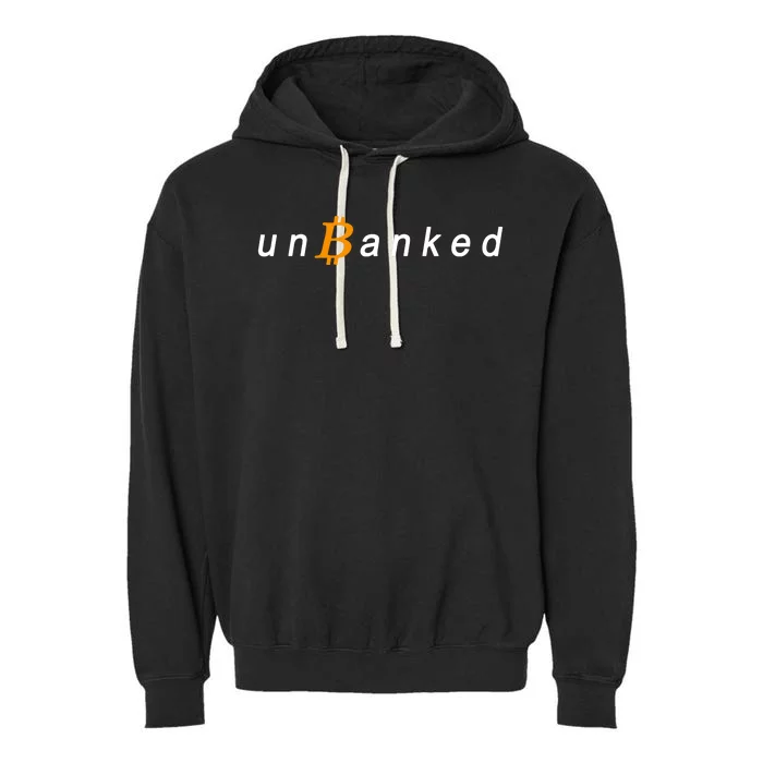 Unbanked Crypto Garment-Dyed Fleece Hoodie