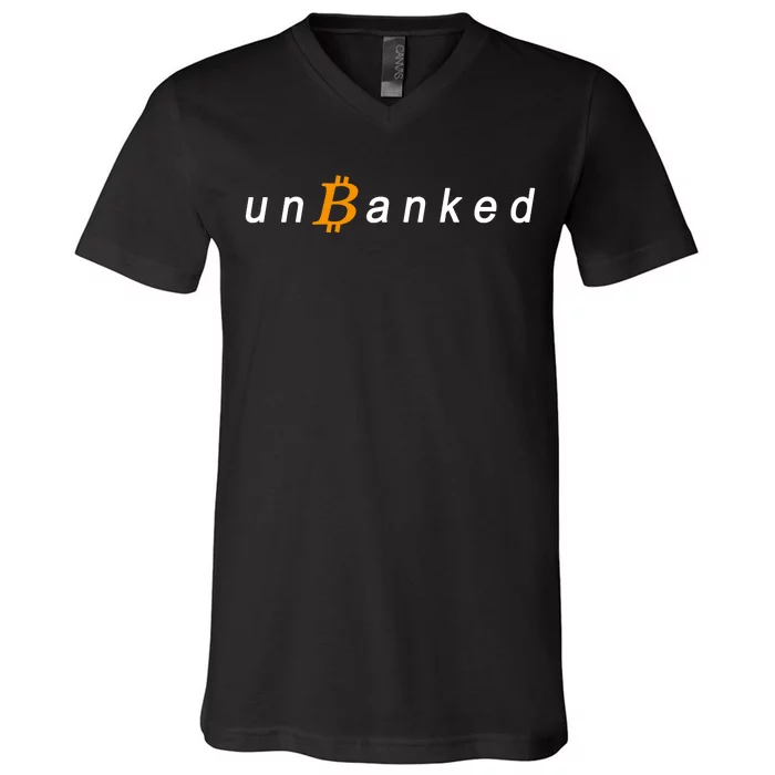 Unbanked Crypto V-Neck T-Shirt