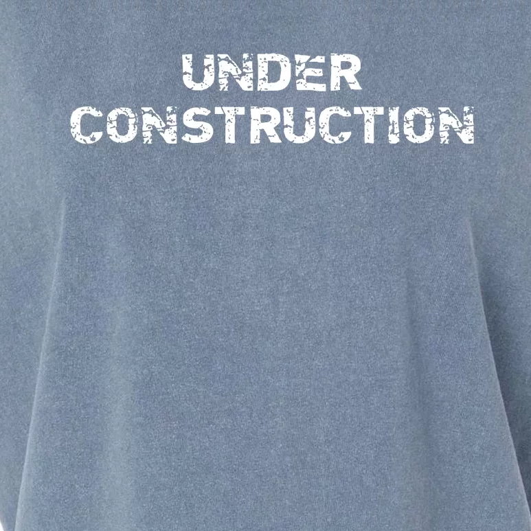 Under Construction Garment-Dyed Women's Muscle Tee