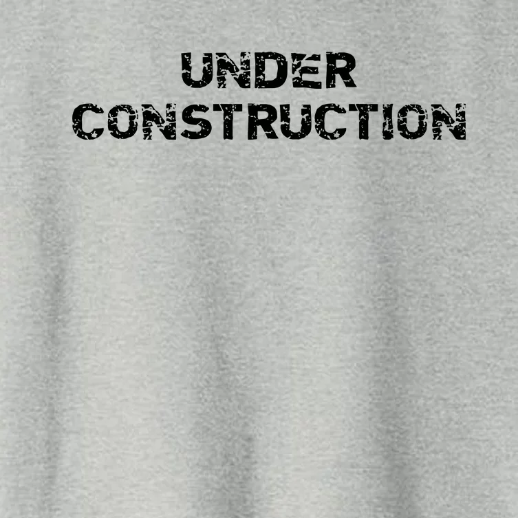 Under Construction Women's Crop Top Tee