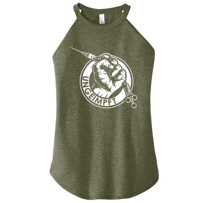 Ungeimpft Corona Vaccination Women’s Perfect Tri Rocker Tank