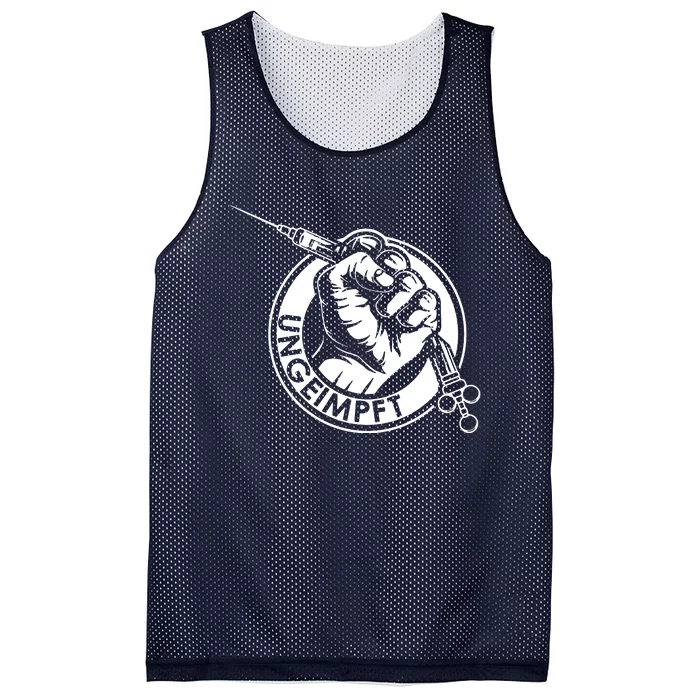 Ungeimpft Corona Vaccination Mesh Reversible Basketball Jersey Tank