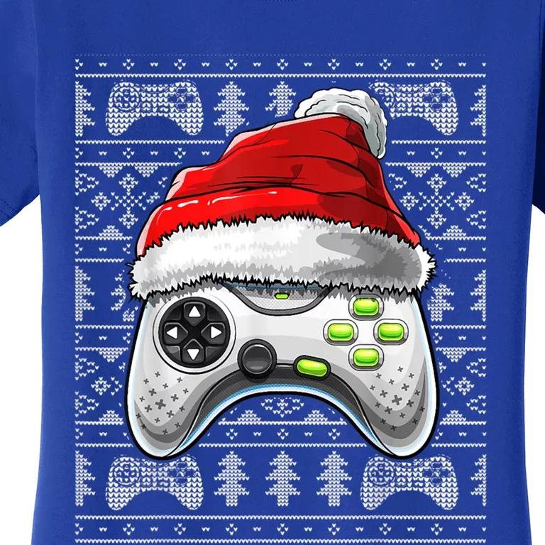 Ugly Christmas Video Game Controller Christmas Gamer Gift Women's T-Shirt