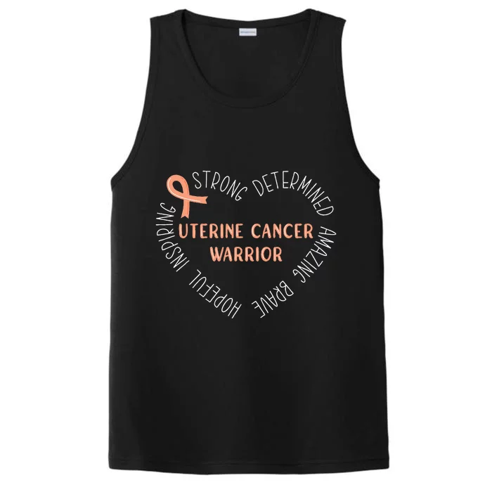 Uterine Cancer Warrior Performance Tank