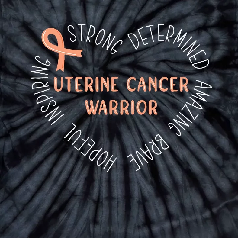 Uterine Cancer Warrior Tie-Dye T-Shirt