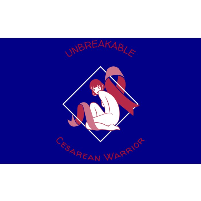 Unbreakable Cesarean Warrior Awareness Month Gift Bumper Sticker