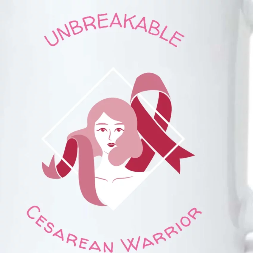 Unbreakable Cesarean Warrior Gift Black Color Changing Mug