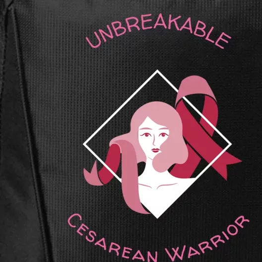 Unbreakable Cesarean Warrior Gift City Backpack