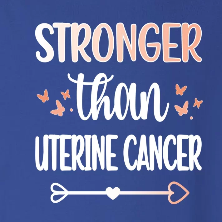 Uterine Cancer Warrior Peach Ribbon Endometrial Cancer Gift Toddler Long Sleeve Shirt