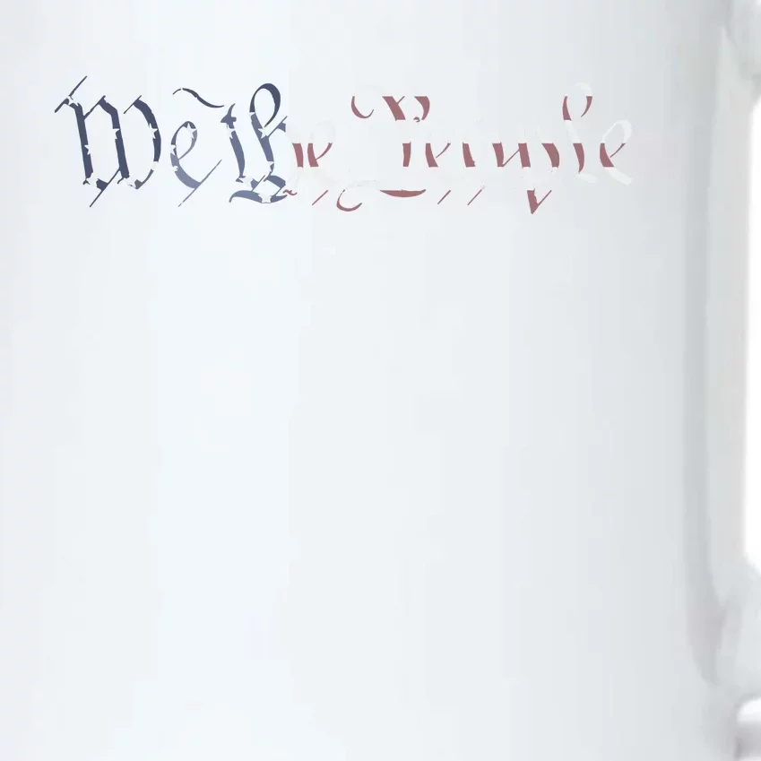 US Constitution We The People American Flag Liberty Gift Black Color Changing Mug