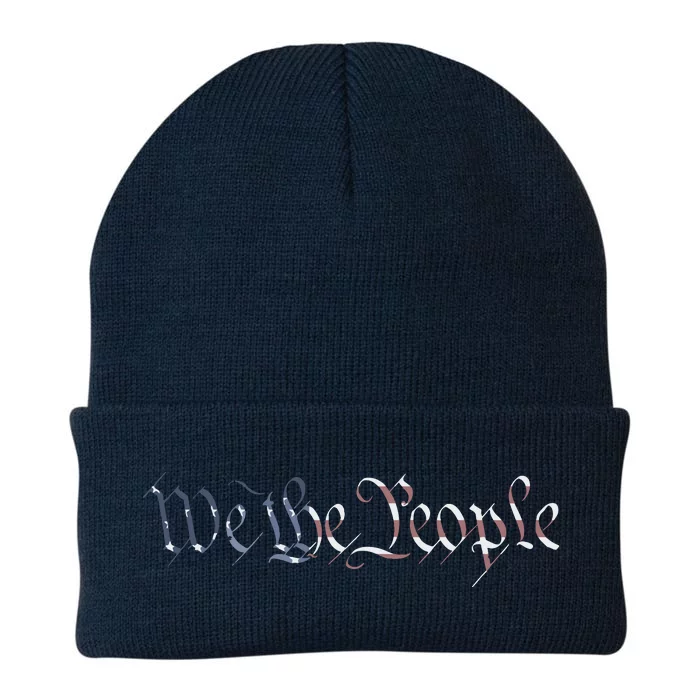 US Constitution We The People American Flag Liberty Gift Knit Cap Winter Beanie