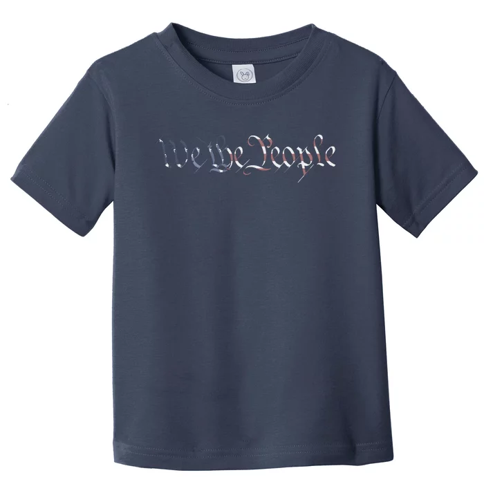 US Constitution We The People American Flag Liberty Gift Toddler T-Shirt