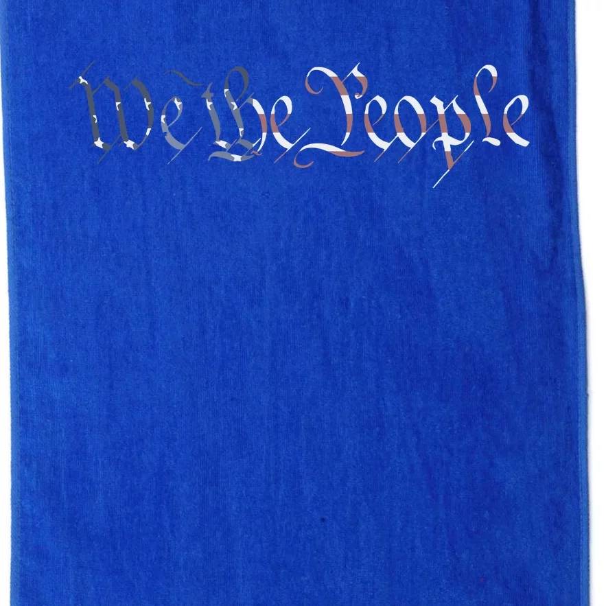 US Constitution We The People American Flag Liberty Gift Platinum Collection Golf Towel