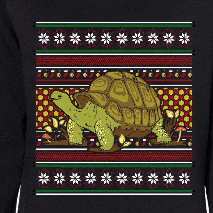 Ugly Christmas Xmas Holiday Santa Claus Party Turtle Great Gift Womens California Wash Sweatshirt