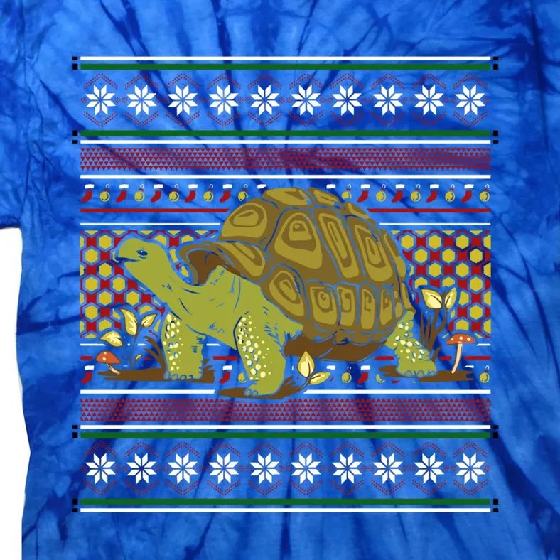 Ugly Christmas Xmas Holiday Santa Claus Party Turtle Great Gift Tie-Dye T-Shirt