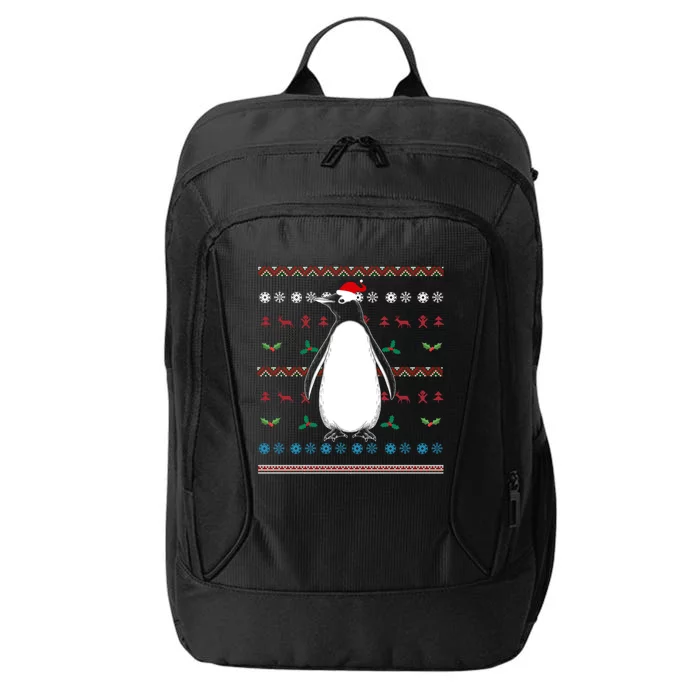 Ugly Christmas Zoo Animal Lover Merry Xmas Antarctic Penguin Great Gift City Backpack