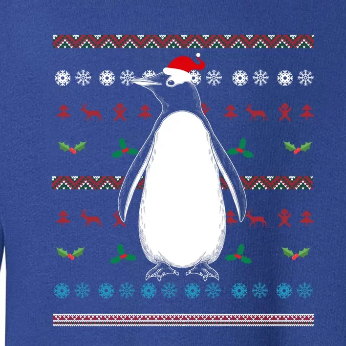 Ugly Christmas Zoo Animal Lover Merry Xmas Antarctic Penguin Great Gift Toddler Sweatshirt