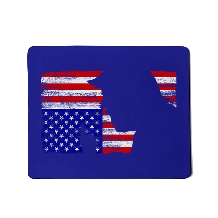 Upside Down American Flag President Donald Trump Gift Mousepad