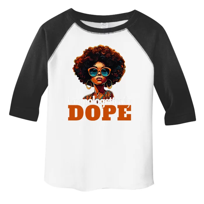 Unapologetically Dope African American Black Queen Toddler Fine Jersey T-Shirt