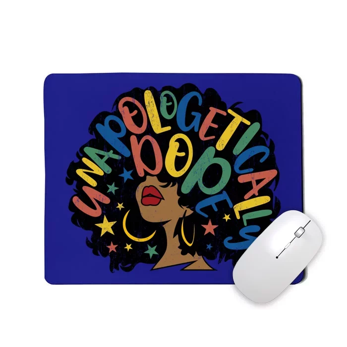 Unapologetically Dope Afro Words Black History Month Gift Mousepad