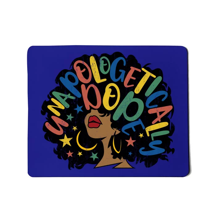 Unapologetically Dope Afro Words Black History Month Gift Mousepad