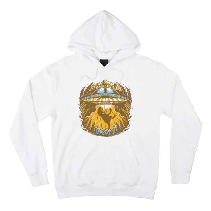 UFO Dinosaur Abduction Hoodie