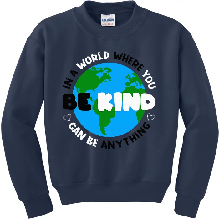 Unity Day AntiBullying Orange AntiBully Be Kind Kids Sweatshirt