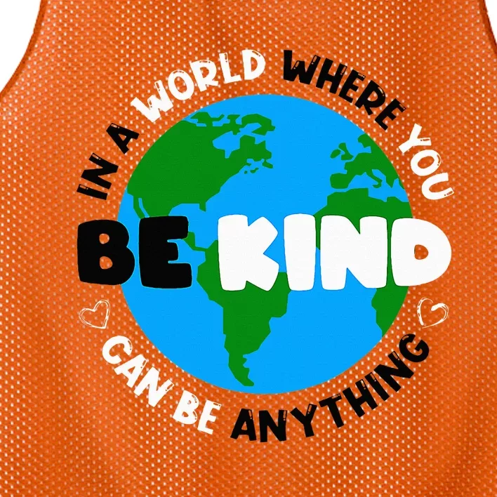 Unity Day AntiBullying Orange AntiBully Be Kind Mesh Reversible Basketball Jersey Tank